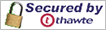 Secured by Thawte